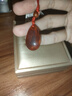 千載一玉七夕禮物南紅瑪瑙水滴吊墜 男女士冰飄南紅火焰紋水滴無(wú)事牌玉佩 款一QZM7895i 曬單實(shí)拍圖