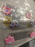 戴巖碎發(fā)整理神器兒童插梳發(fā)卡劉海發(fā)飾女童發(fā)梳寶寶頭飾發(fā)夾碎發(fā)梳 卡通樹(shù)脂拉拉梳【五件套】 曬單實(shí)拍圖
