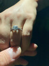 喜鉆七夕禮物真鉆附證書-鉑金鉆石戒指公主方鉆戒女求婚結(jié)婚鉆石戒指 GIA證書-鉑金共55分E色VS2 曬單實拍圖