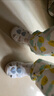 戴維貝拉（DAVE＆BELLA）兒童涼鞋女童夏季寶寶鞋子嬰兒幼兒學(xué)步鞋小孩女孩幼童小童沙灘鞋 白色（奶白） 25 （鞋內長(cháng)16.2cm） 曬單實(shí)拍圖