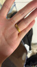 卡鉑亞古法黃金戒指足金9999平安無事實心方戒男女款對戒結(jié)婚素圈指環(huán) 古法黃金戒指 4.59克（12號）寬約3.9mm 曬單實拍圖