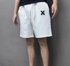 倉石一樹美式短褲男士夏季休閑寬松ins五分褲直筒時尚百搭外穿潮褲子 白色 XL 曬單實(shí)拍圖