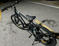 喜德盛山地自行車黑客350 X6鋁合金車架21速變速機械碟剎 黑銀色17寸 曬單實拍圖