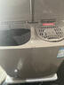YANGZI揚子集團洗衣機半自動老式家用雙桶大容量雙缸洗衣機藍光 洗脫雙筒小型波輪 9公斤強勁電機-小型款 曬單實拍圖