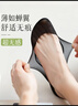 FitonTon7雙船襪女士隱形襪夏季涼感超薄純棉底硅膠防滑不掉跟透氣冰絲 曬單實拍圖