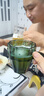 樂唯詩 仙人掌玻璃疊疊杯套裝花茶果汁杯子高顏值可疊玻璃杯子 仙人掌水杯【4杯】 曬單實(shí)拍圖