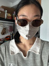 夏秦防曬口罩真絲防紫外線(xiàn)女輕薄口罩女春夏開(kāi)車(chē)神器桑蠶絲臉罩 【深空灰】真絲防曬口罩 升級款 曬單實(shí)拍圖