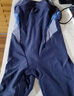 李寧（LI-NING）泳衣女士連體五分專業(yè)訓(xùn)練運(yùn)動(dòng)遮肚顯瘦溫泉度假泳衣0412藍(lán)XL 曬單實(shí)拍圖