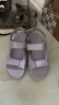 斯凱奇（Skechers）布丁涼鞋夏季女鞋舒適百搭休閑沙灘鞋外穿厚底拖鞋女119846 薰衣草色/LAV 37 曬單實(shí)拍圖