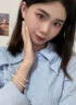 BJYL人造珍珠手鏈女款2025新款高級(jí)感輕奢小眾轉(zhuǎn)運(yùn)珠手串閨蜜疊戴禮物 4mm【帶小金珠】 曬單實(shí)拍圖