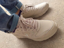 特步男鞋跑步鞋皮面防水2026春季休閑鞋子男款復古減震學(xué)生運動(dòng)鞋男 0092黏土色 43 曬單實(shí)拍圖