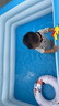 Bestway兒童游泳池寶寶小孩室內(nèi)外家用電動(dòng)充氣史迪仔周邊玩具洗澡戲水池 曬單實(shí)拍圖