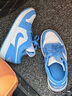 CLENIKEED莆田純?cè)?Air 喬1 AJ1經(jīng)典低幫板鞋男休閑男鞋百搭透氣防滑運(yùn)動(dòng)鞋 AJ大學(xué)藍(lán) 37 曬單實(shí)拍圖