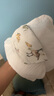 嫚熙（EMXEE）隔汗巾兒童純棉幼兒園吸汗巾嬰兒大號汗巾紗布寶寶背巾3條裝 【天鵝舞曲】 3條裝 動(dòng)物 24×47(cm) 曬單實(shí)拍圖