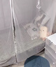 雅鹿夏季單人家用免安裝蚊帳老式學(xué)生宿舍加密上下鋪遮光防塵蚊帳床簾 疊門款-快樂熊【防蚊防塵】 0.9m床【寬90*長190*高160cm】 曬單實拍圖