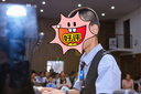 羅蒙男童西裝套裝鋼琴演出服主持人新中式國(guó)風(fēng)西服兒童禮服 黑色120 曬單實(shí)拍圖