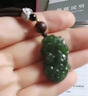 汐唯輕奢和田玉碧玉貔貅吊墜皮丘招財掛件情侶項鏈玉石男女款玉墜掛墜 腰纏萬(wàn)貫款（男士請雌貔貅） 曬單實(shí)拍圖