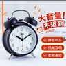 康巴絲鬧鐘兒童學(xué)生復(fù)古機(jī)械打鈴鬧鐘大音量床頭時(shí)鐘鬧表 2314 黑色 曬單實(shí)拍圖
