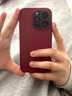 班羅爾 蘋果16promax手機殼iPhone16Pro保護套電鍍素皮蜂窩散熱自帶鏡頭膜全包防摔簡約商務男女款 鈦灰色【全包防摔*簡約商務】 iPhone 16 Pro 曬單實拍圖