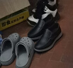 宜馳（EGCHI）皮鞋男頭層牛皮一腳蹬耐磨駕車商務(wù)休閑鞋 JST1351 黑色 40 曬單實(shí)拍圖