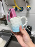 施錦一家四口水杯輕奢杯子高顏值家用喝水陶瓷待客套裝茶杯茶壺馬克杯 混色六杯裝+瀝水盤 曬單實(shí)拍圖