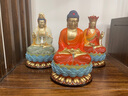 御時居黃銅擺件娑婆三圣之觀音客廳擺件家居佛像裝飾品供奉家用 《娑婆三圣之觀音》 曬單實拍圖
