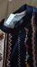 非魚(yú)秋冬女裝簡(jiǎn)約休閑A字牛仔連衣裙文藝減齡刺繡套頭牛仔裙 深牛仔藍(lán) XL 曬單實(shí)拍圖