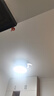 美的（Midea）風(fēng)扇燈餐廳吊扇燈led臥室燈隱形扇葉遙控三防燈具熟睡風(fēng)包安裝 曬單實(shí)拍圖