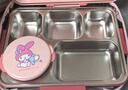 泰福高（TAFUCO）飯盒316不銹鋼學(xué)生餐盤分格大容量餐盒上班族便攜便當(dāng)盒 T5354 曬單實(shí)拍圖