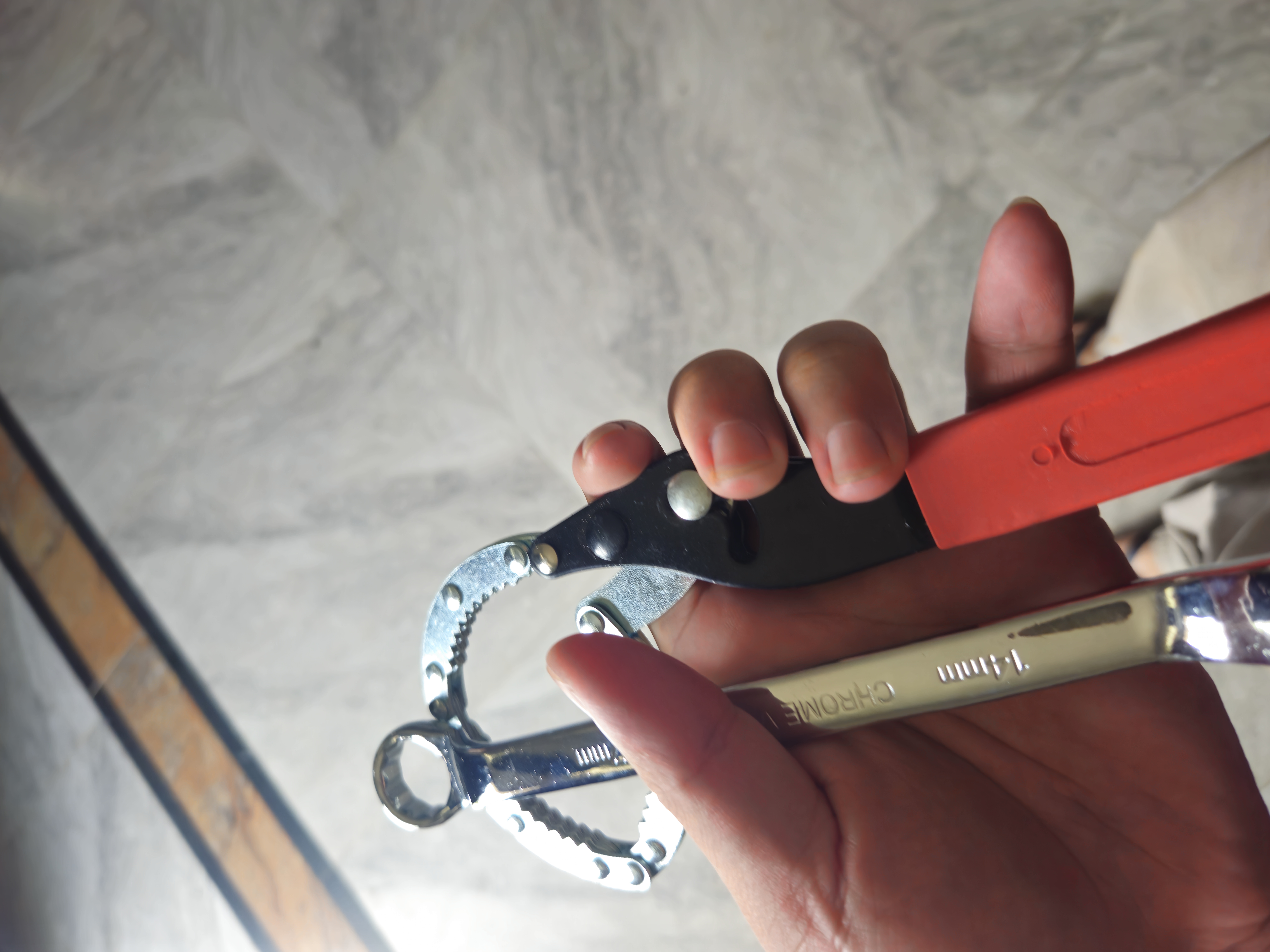 雙頭梅花扳手多功能維修工具汽修扳手大全兩用快速扳手套筒呆扳子 雙頭梅花扳手14-17 曬單實(shí)拍圖