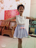G.DUCKKIDS女童套裝夏季2025新款中小童夏裝兒童無(wú)袖襯衫短裙女寶寶兩件套潮 白色無(wú)袖上衣+藍(lán)裙子兩件套 吊牌120適合120cm 曬單實(shí)拍圖