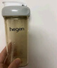 HEGEN海格恩吸管杯1-3歲330ml兒童PPSU多功能學(xué)飲杯直飲喝水杯藍(lán)色 曬單實(shí)拍圖