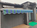 沐派上門(mén)安裝抗風(fēng)遮陽(yáng)棚手搖電動(dòng)伸縮遮雨棚折疊伸縮家用遮陽(yáng)傘收縮篷 升級款加粗（靠墻2.5*1.5米定制 曬單實(shí)拍圖