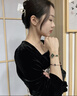 杜尊手表女小巧精致幸運(yùn)四葉草鑲鉆手鏈表女士時(shí)尚簡(jiǎn)約石英表滿鉆輕奢 翡翠綠[升級(jí)版石英機(jī)芯] 曬單實(shí)拍圖