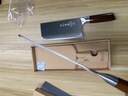 十八子作菜刀家用廚房套裝切菜切肉刀鋒利不銹鋼砍切雙刀廚師專(zhuān)用刀具組合 【廚房?jì)杉住壳衅?砍骨刀 曬單實(shí)拍圖