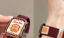 炫戴（XUANDAI）復古小熊丨適用iWatch s10表帶編織蘋(píng)果手表apple watch s9表帶s8磁吸尼龍utral2保護殼套s7s6s5se 【耳機小熊】表帶+同款保護殼 42mm適用Ap 曬單實(shí)拍圖