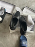 天美意男鞋商場同款百搭通勤高級休閑男豆豆鞋2025春秋款3TW01AM5 黑色 40 曬單實拍圖