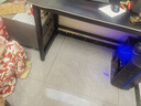 全品屋電腦桌臺式家用電競游戲桌辦公書桌簡約書房學(xué)習(xí)桌寫字桌子 加厚碳纖維桌電競黑【120*60】 曬單實(shí)拍圖