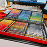 凱蘭帝（CARAN  d'ACHE）瑞士卡達(dá)NEOCOLOR II水溶性專業(yè)級(jí)重彩油畫棒蠟筆 水溶性84色 曬單實(shí)拍圖