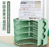 離草 文件框文件架文件收納盒文件夾置物架桌面書架檔案報(bào)告學(xué)生書立架文件筐自帶筆筒辦公用品 經(jīng)典藍(lán) 曬單實(shí)拍圖