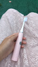 【已售20萬＋】電動牙刷全自動智能聲波防水家用宿舍成人學(xué)生男女情侶套裝情人節(jié)禮物 2支套裝【白+粉】質(zhì)感顏值電池款 曬單實拍圖