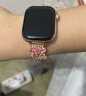 炫戴（XUANDAI）貓頭鷹適用apple watch s10表帶金屬蘋(píng)果手表s9保護殼套iWatch鑲鉆s8/s7/s6腕帶iPhone手表配件 流蘇花鑲鉆款表帶-玫金【單表帶】 42mm適用App 曬單實(shí)拍圖