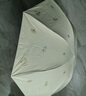 天堂 防紫外線晴雨傘三折 雨傘黑膠防曬太陽(yáng)傘遮陽(yáng)晴雨傘 甘酪白 曬單實(shí)拍圖