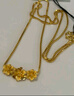 金至尊（3D-GOLD)梔子花足金999項(xiàng)鏈輕奢新中式黃金頸飾送女友老婆520禮物按克計(jì)價(jià) 金重7.34克（配珠寶禮盒） 曬單實(shí)拍圖