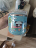 YOUBOS316不銹鋼湯碗 小學(xué)生兒童雙耳湯碗帶蓋帶手柄飯碗防摔防燙 316豪華5件套 卡通藍(lán)色汽車+口杯 曬單實(shí)拍圖