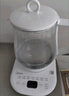 九陽（Joyoung）養(yǎng)生壺迷你玻璃花茶壺煮茶器 12大功能11檔溫度 0膠水恒溫電熱燒水壺1.5L 1506BQ 曬單實(shí)拍圖