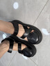 啄木鳥(niǎo)瑪麗珍洋氣外出包頭涼鞋女2025夏季新款百搭時(shí)尚厚底配裙子羅馬鞋 黑色 36 曬單實(shí)拍圖