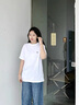Champion冠軍短袖夏季新款男女全棉舒適簡約小C LOGO圓領(lǐng)情侶套頭T恤 白色 M 曬單實拍圖