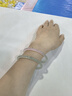 周六福（ZLF）  果綠玉髓手鐲女圓條叮當鐲新中式國風(fēng)送女友禮物 58mm 曬單實(shí)拍圖