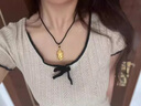 MERCANTIA金包銀吊墜大日如來佛祖佛頭項鏈999足金項鏈生日送媽媽女友送禮 大日如來佛祖佛頭15g金重約0.6g 曬單實拍圖
